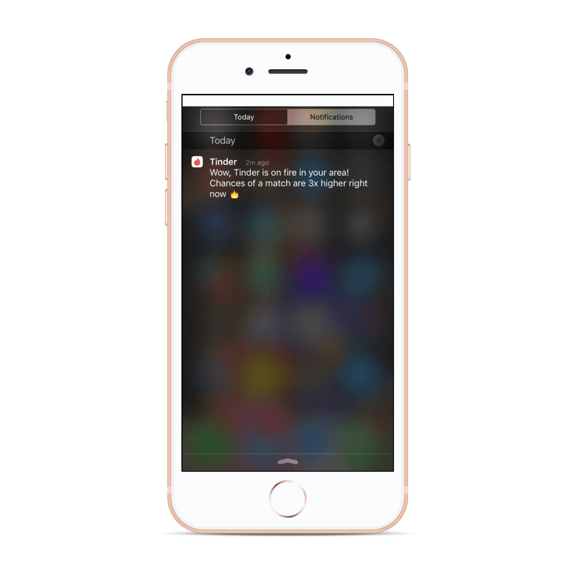 Push notifications for a dating app