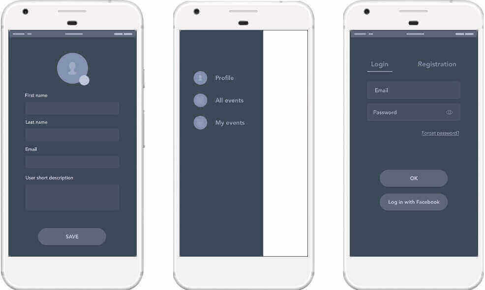 the app solutions mobile app prototype example 