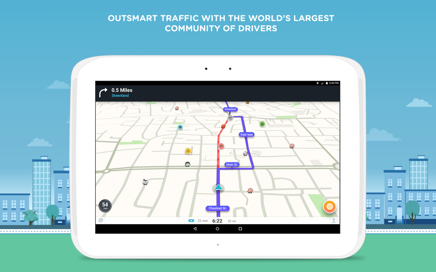 download waze does not connect to gps