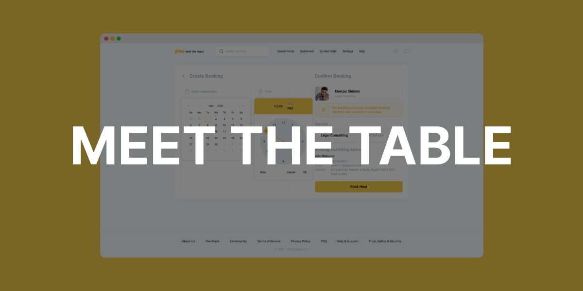 MEET THE TABLE