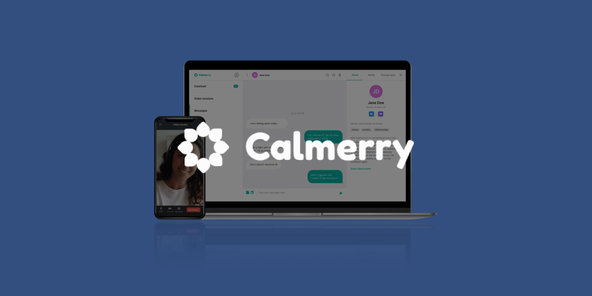 Calmerry – online therapy platform