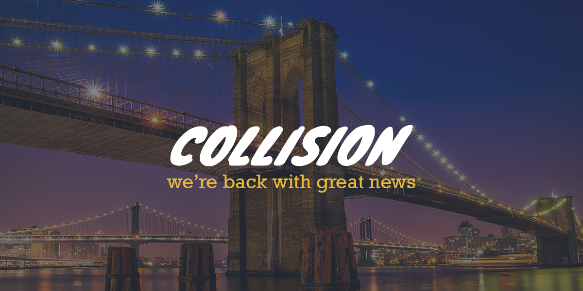 Back from Collision with GREAT NEWS