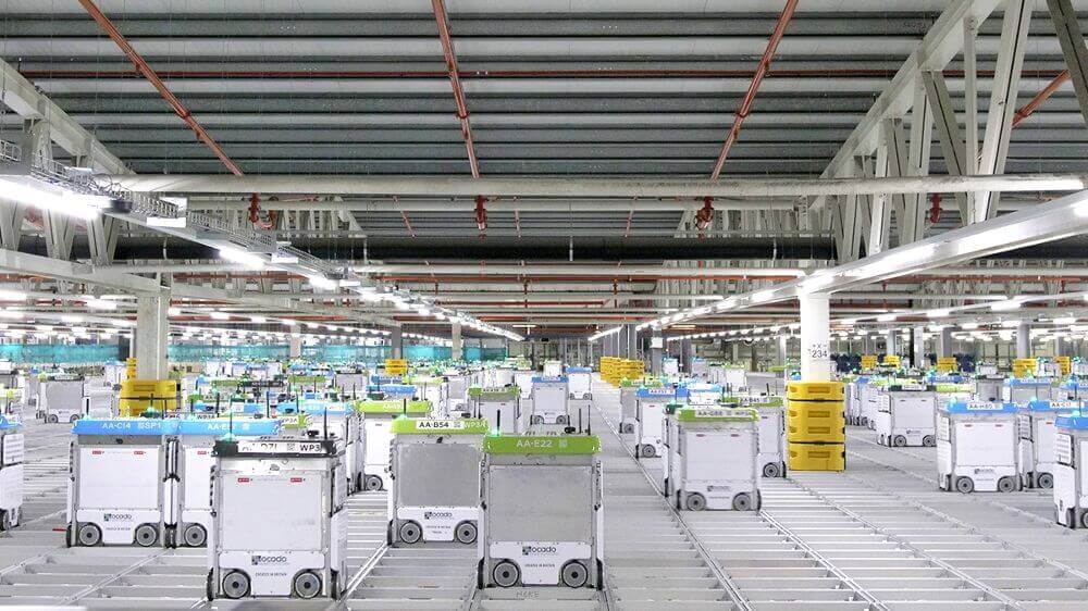 Ocado technology supply chain automation