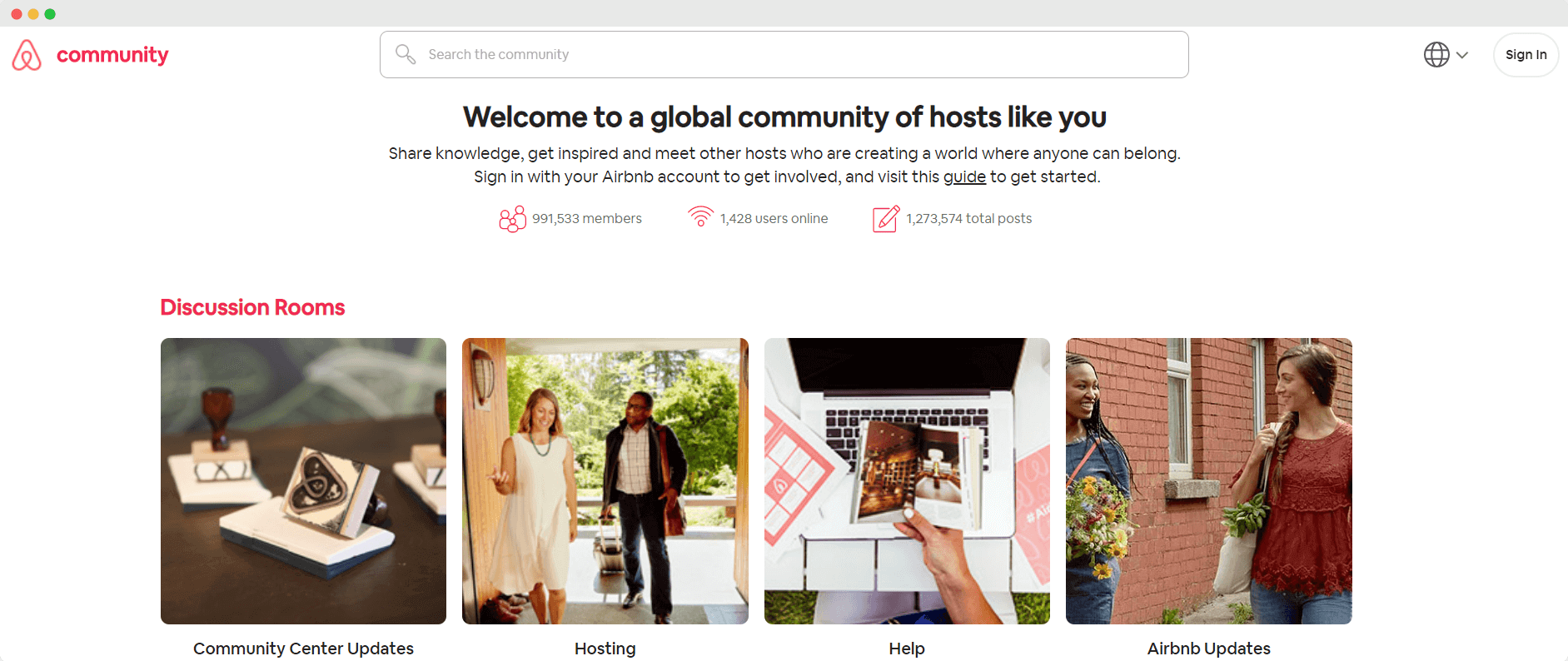 airbnb community application for hosts