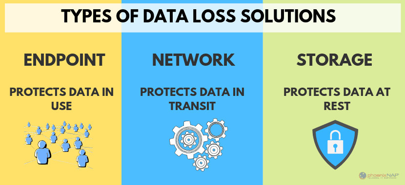 There are three major types of Data Loss Prevention software
