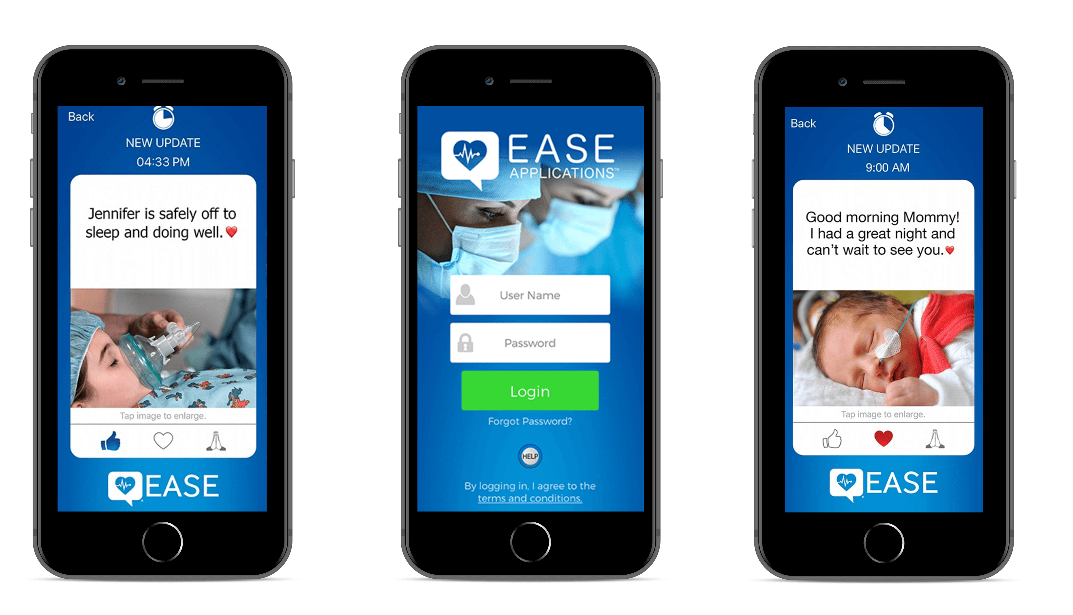 Ease mobile app 