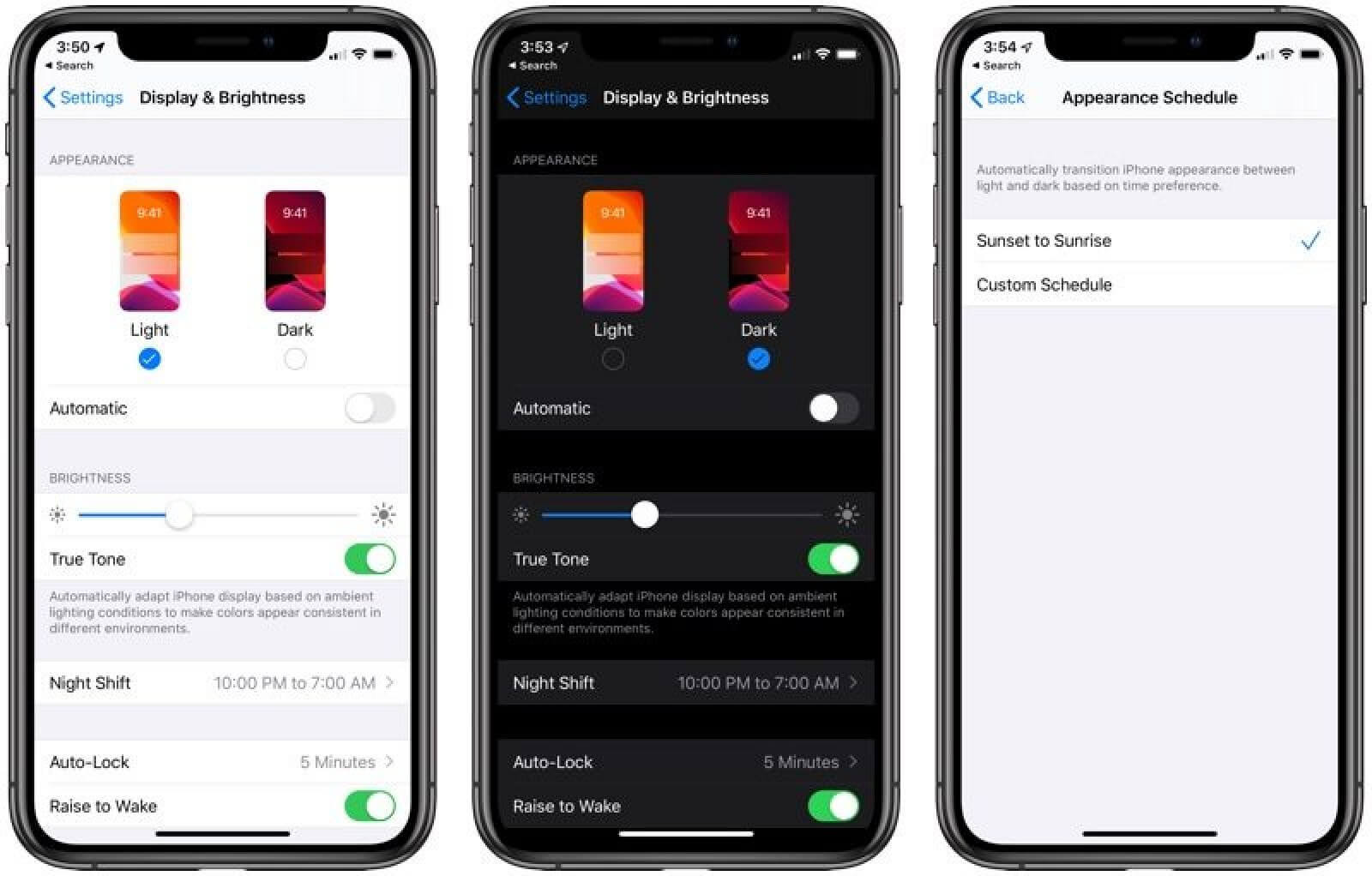 Being one of the most popular iOS 13 rumors, Dark Mood is finally released