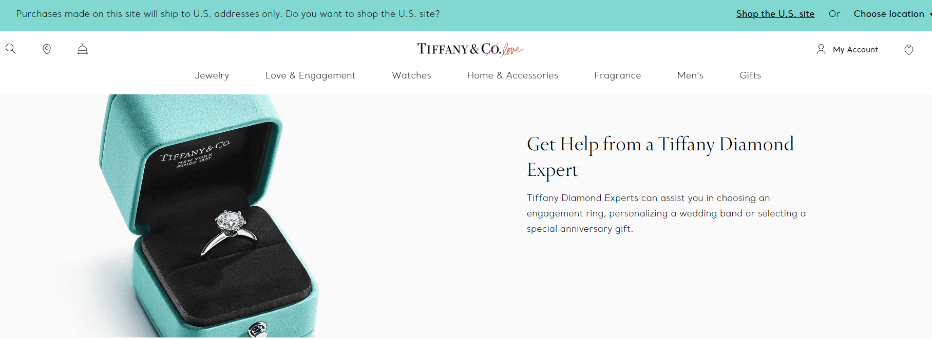 Tiffany website design call an expert 