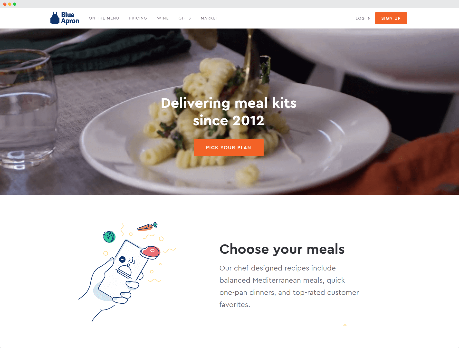 blue apron meal kit service 