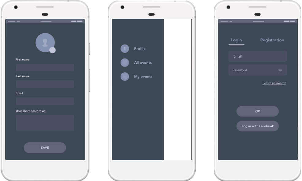 the appsolutions mobile app prototype