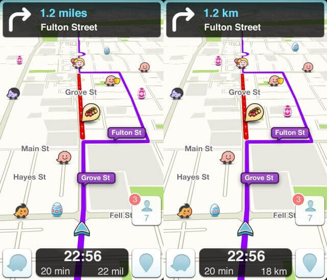 Waze users can collect candies that contain points