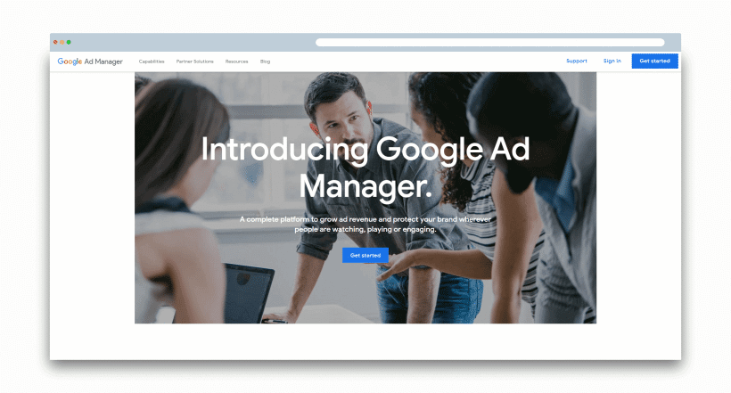 google ads manager for newspaper app monetization