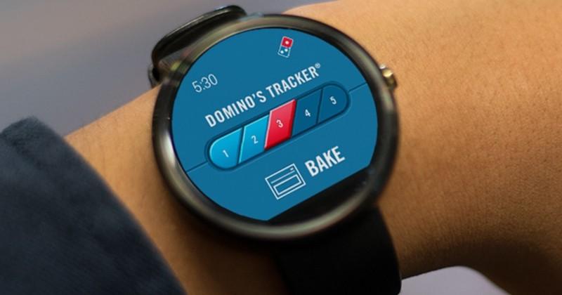 smart watch dominos pizza food ordering